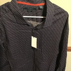 Men’s big and tall long sleeve shirt